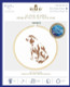 DMC Complete Cross Stitch Kits with 5" Embroidery Hoop | Peaceful Setter 