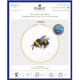 DMC Complete Cross Stitch Kit with Embroidery Hoop | Bumblebee
