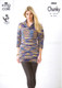 Ladies Tunic and Sweater Chunky Pattern | King Cole Chunky 3865