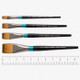 Daler Rowney | Aquafine Watercolour Brushes | Short Flat