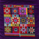 Alhambra Stars Tapestry Kit | 7"x 7.5" (18 cm x 19 cm) | Jolly Red