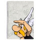 Clairefontaine Asterix Lined Spiralbound Notebook A4 | Design 1