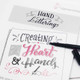 Hahnemühle Hand Lettering Pad | 170gsm 25 sheets | Various Sizes