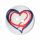  Multi-Coloured Heart Coconut Button | 15 mm | ABC Buttons (A2375)