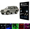 Jeep Grand Cherokee 1998-2004 Full White Interior LED Kit