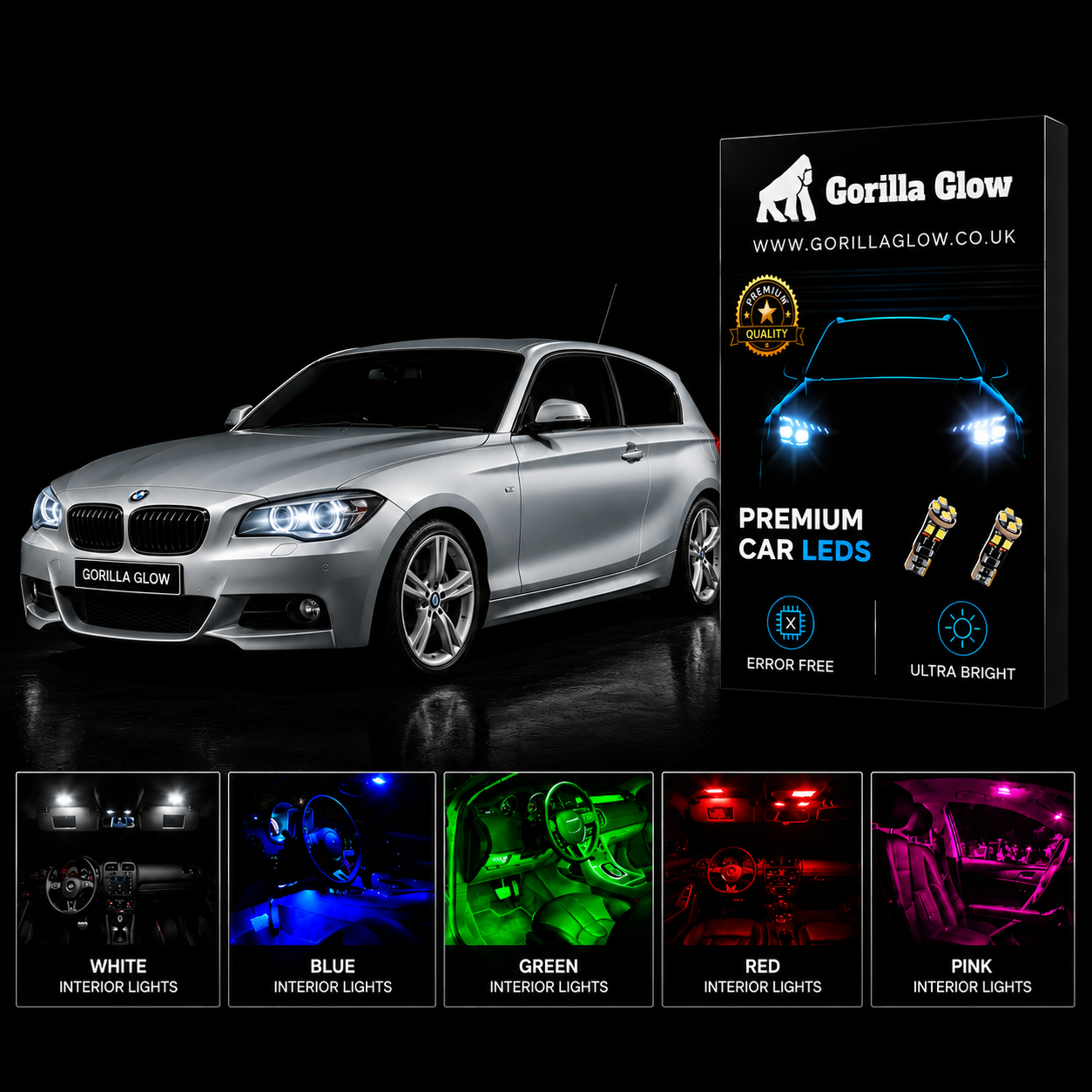 BMW 1 Series E81 E82 E87 Full Interior LED Kit