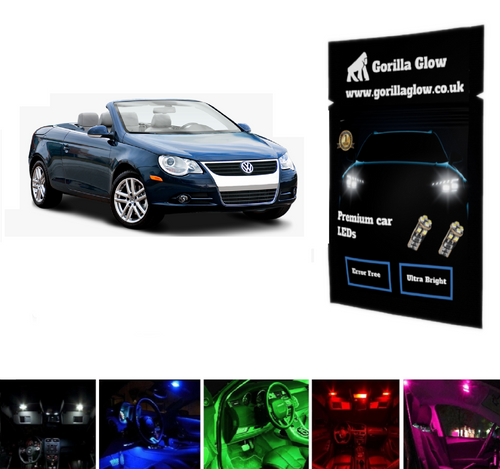  VW EOS 2006 - 2015 Full White Interior LED Kit