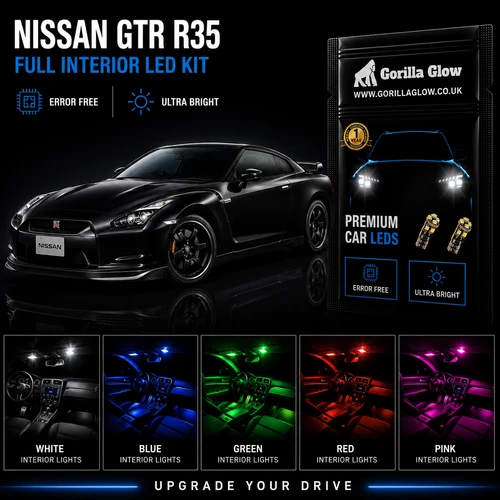 Nissan GT-R 2009-Present Full Interior LED Kit