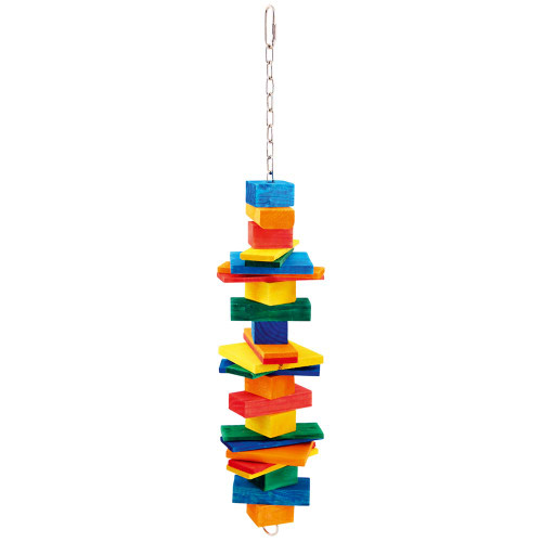 Totoro Tower Wood Parrot Toy - Medium 1
