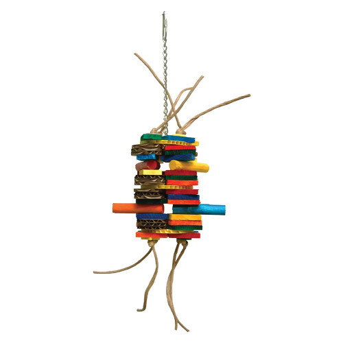 Stormy Twin Stack Parrot Toy - Small