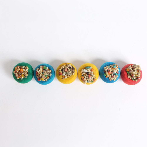 Six Rings-A-Treat - Tasty Parrot Toy and Treat