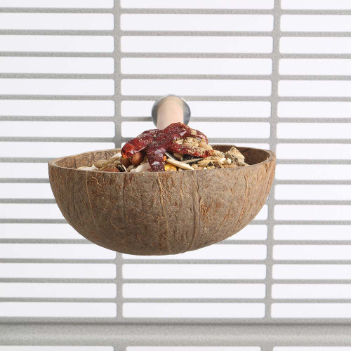 Parrot Perch and Feeding Cup - Medium 3