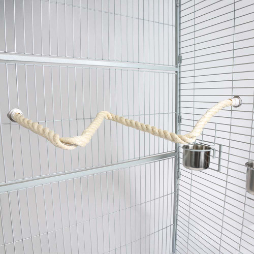 Sisal Rope Zig Zag Parrot Perch - Medium 1