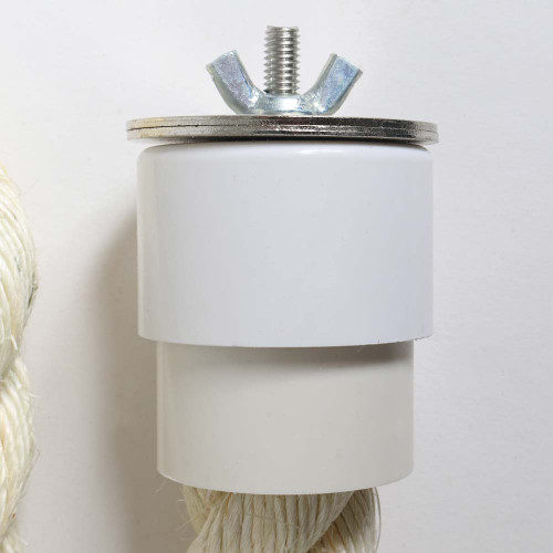 Sisal Rope Zig Zag Parrot Perch - Extra Large 2