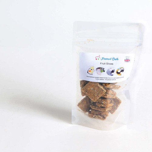 Parrot Cafe Fruit Slices Parrot Treats - 100g 1