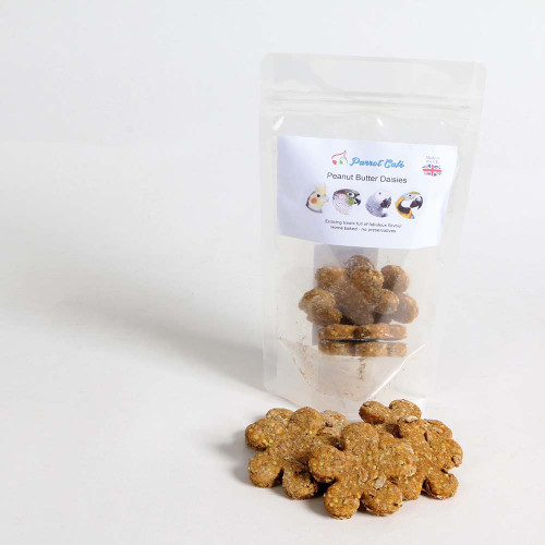 Parrot Cafe Peanut Butter Daisies Parrot Treat - 100g 5