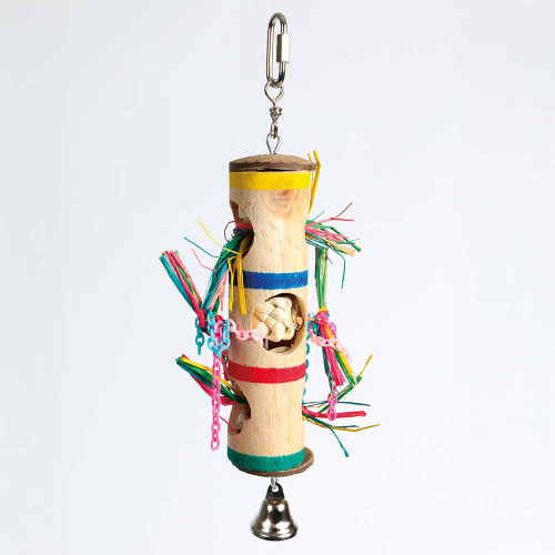 Foraging Barrel Parrot Toy