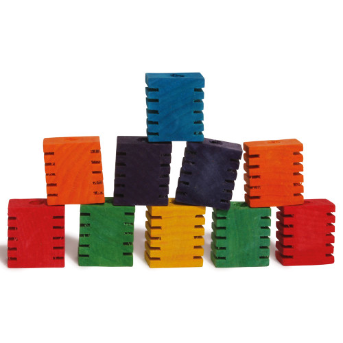 Groovy Blocks Small Pack of 10 Parrot Toy Making Parts 1