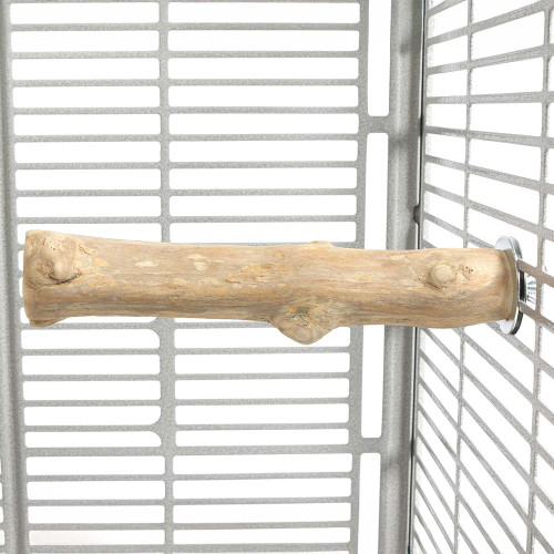 Coffee Wood Straight Parrot Perch Small 1