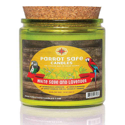 Parrot Safe Candles White Sage & Lavender