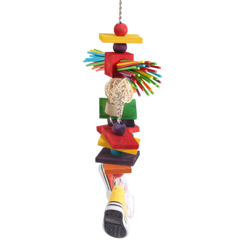 Sneakers Scarecrow Parrot Toy 2