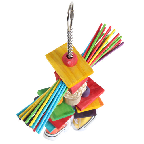 Sneakers Scarecrow Parrot Toy 3