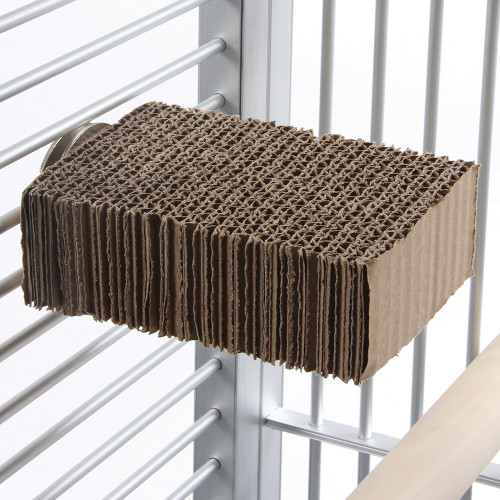 Cardboard Treat Block Platform Parrot Perch 2