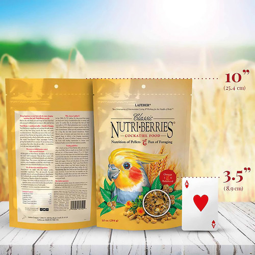Lafeber NutriBerries Original Budgie & Cockatiel 284g 6