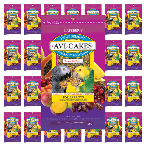 Lafeber Fruit Delight AviCakes-  227g - Case of 50