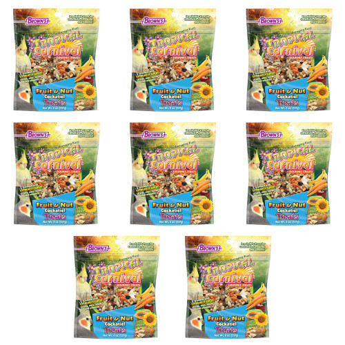 Brown's Fruit & Nut Carnival Small Parrot - Case of 8
