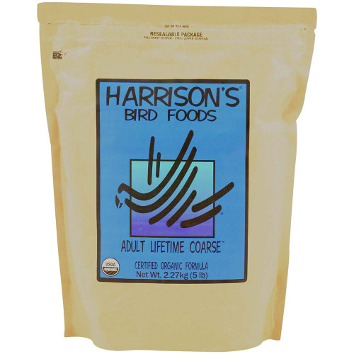 Harrison's Adult Lifetime Coarse 5lb Complete Parrot Food