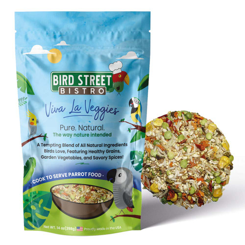 Bird Street Bistro Viva La Veggies 14oz Parrot Food 1