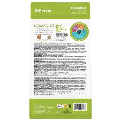 ZuPreem Essentials Natural Complete Budgie Food 1kg