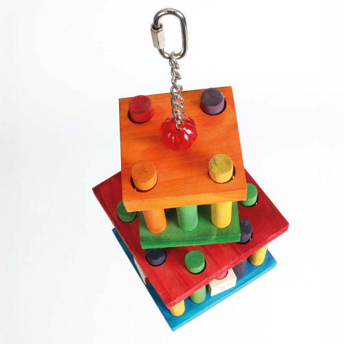 Jail Break Chewable Foraging Parrot Toy 2