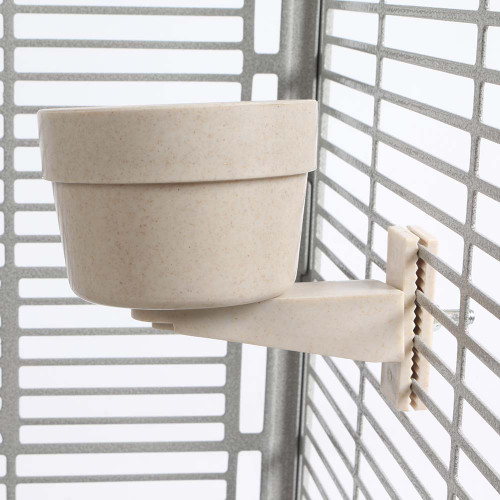 Quick Locking Parrot Food or Water Bowl - Small 7