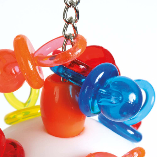 Nuts, Bolts & Binkies Puzzle Parrot Toy - Large 4