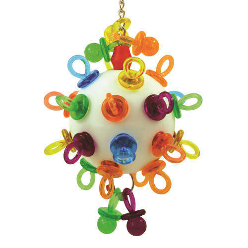 Super Binkies Wiffle Ball Parrot Toy - Large 1