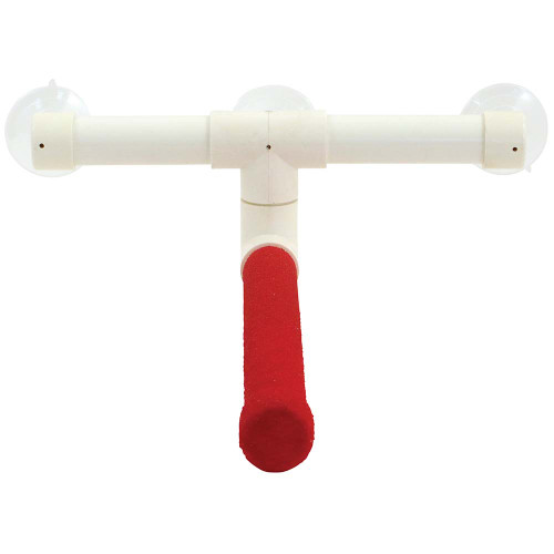 Sanded Nail Trimming Shower Perch for Parrots - Large 2