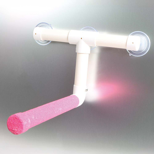 Sanded Nail Trimming Shower Perch for Parrots - Large 3