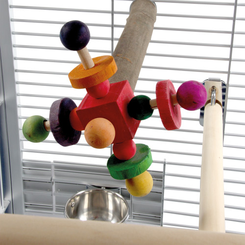 Wooden Twirler Perch Spinning Parrot Toy