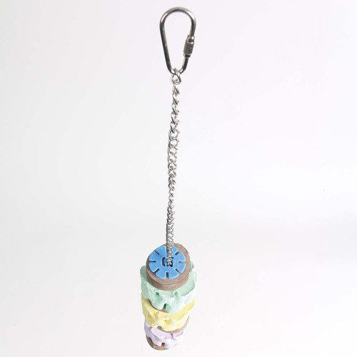 Triple Cactus Slice Mineral Chew Parrot Toy 3