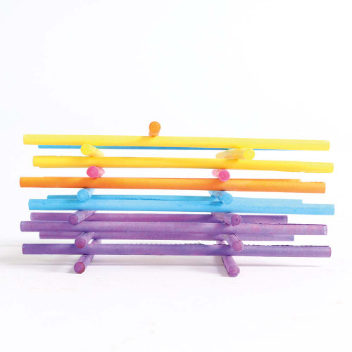 Paper Party Sticks - Parrot Foot Toys - Pack of 25