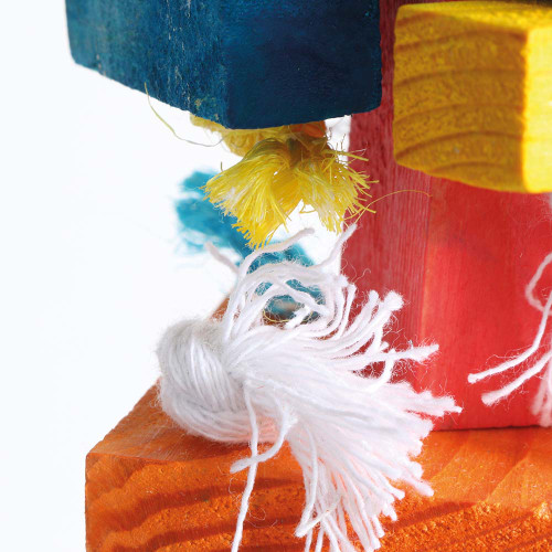 Knots `n Block Parrot Toy - Medium