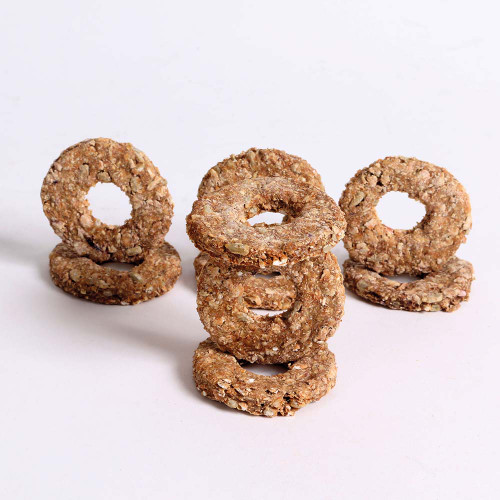 Parrot Cafe Pomegranate Donut Parrot Treats - 100g 5