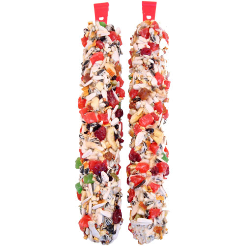 Vitapol Maxi Parrot Sticks Twinpack - Mixed Fruit