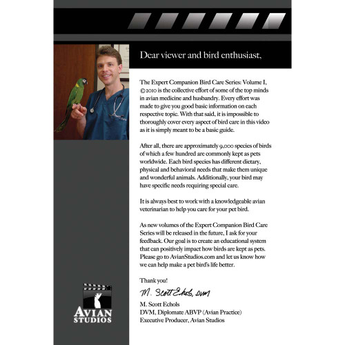 Expert Parrot Care Series DVD - Volume I