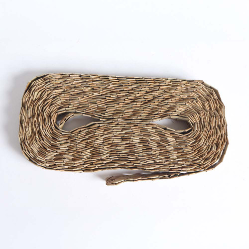Shredders Natural Woven Palm Leaf Ribbon Parrot Toy Zig Zag
