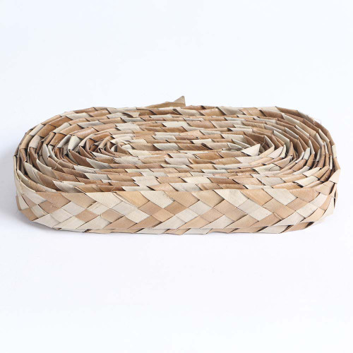 Shredders Natural Woven Palm Leaf Ribbon Parrot Toy Straight 1