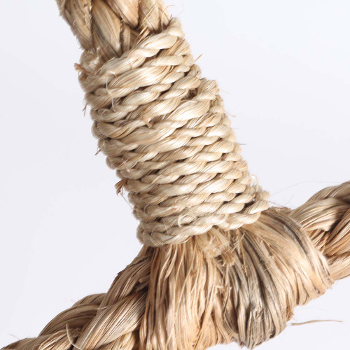 Natural Abaca Rope T Shaped Parrot Perch Small 4