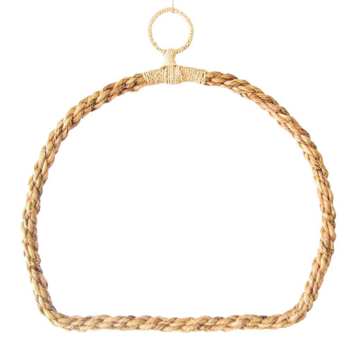 Woven D-Perch Arch Swing Parrot Toy Small - 15" Diameter